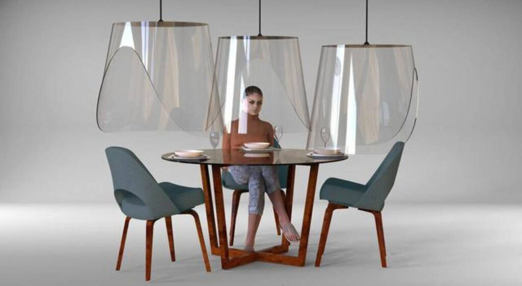 CORONAVIRUS: Un designer francez a găsit soluția pentru restaurante